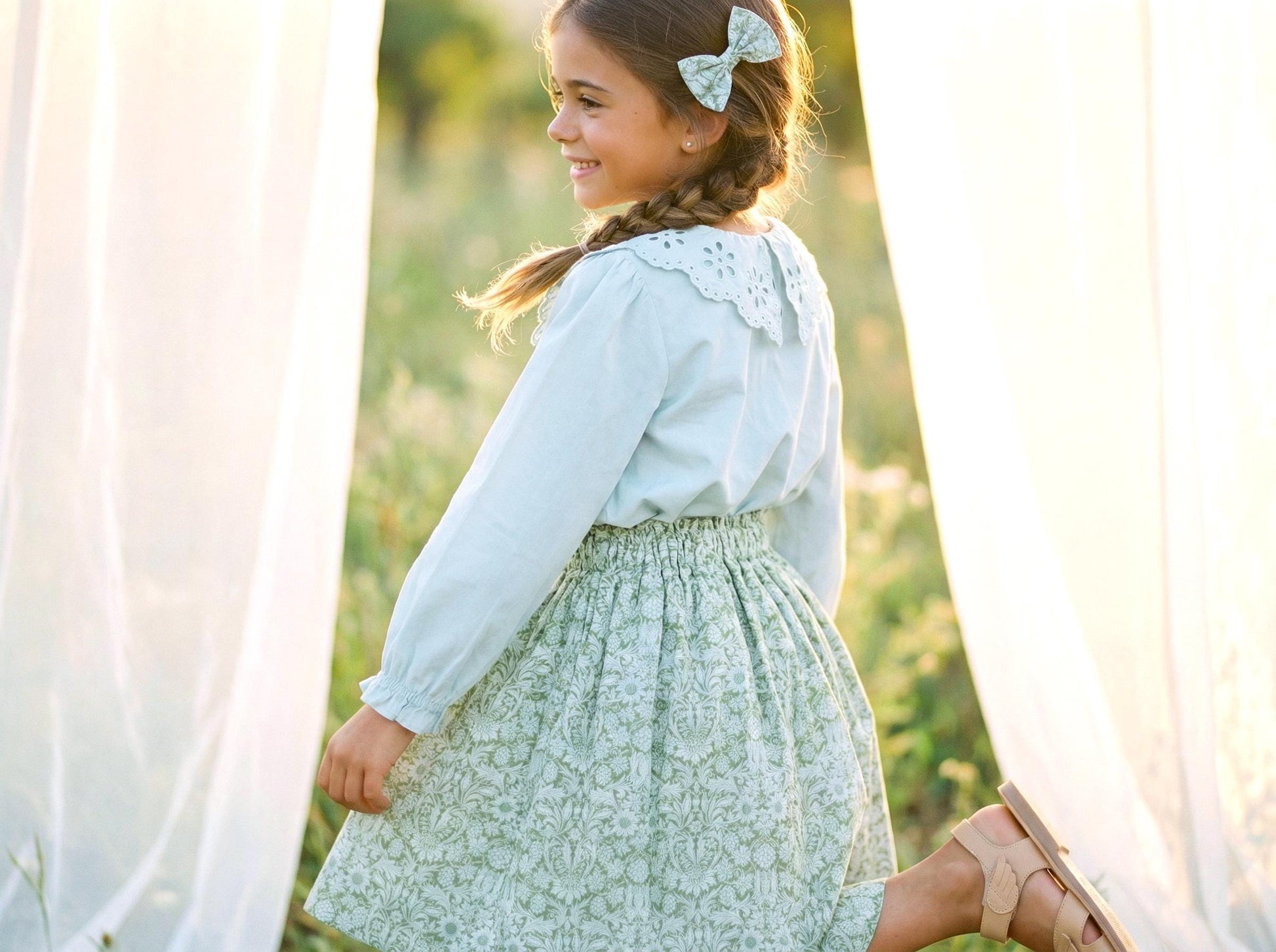 Liberty London Floral Print Girl Skirt