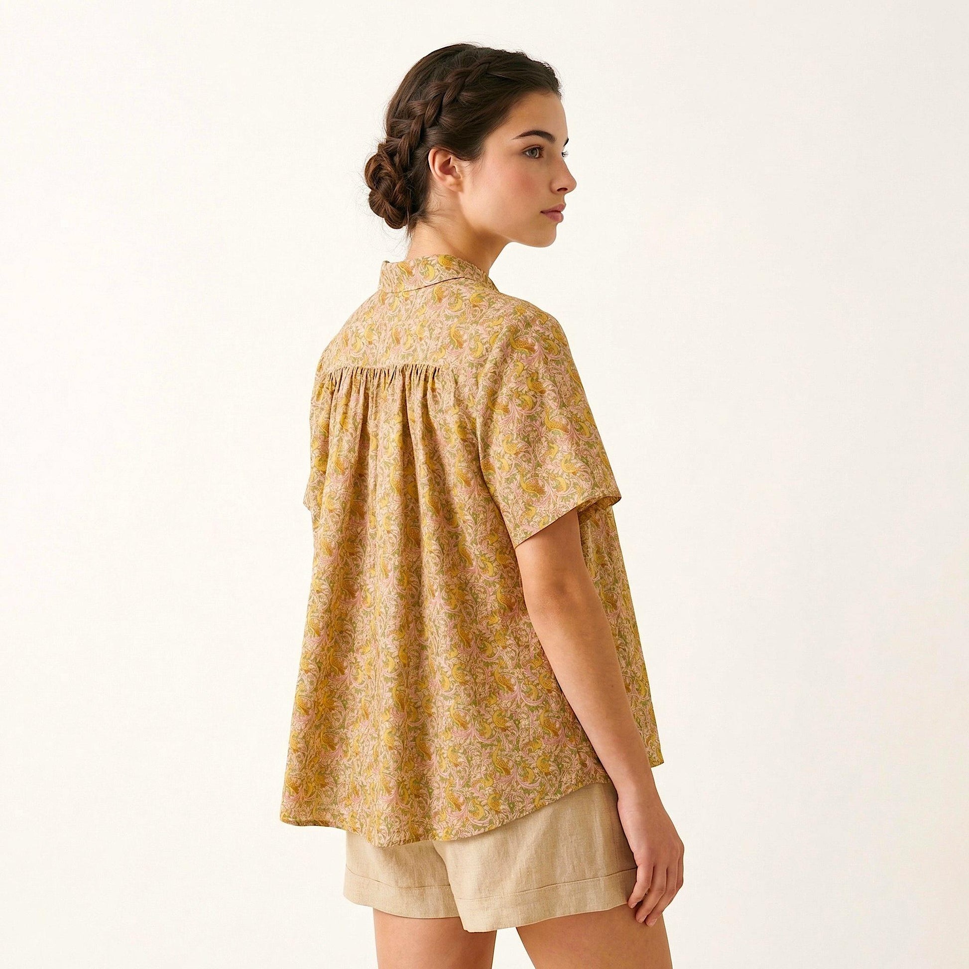 Christmas Baby Girl Outfit: Liberty London Strawberry Thief Top & Bloomers