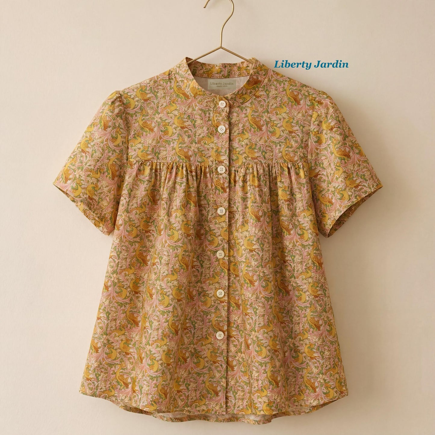 Christmas Baby Girl Outfit: Liberty London Strawberry Thief Top & Bloomers