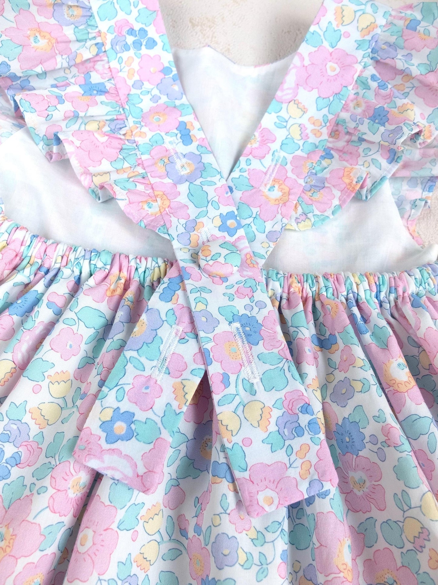 Liberty London Baby Bib Set: Floral Cotton, Organic Cotton