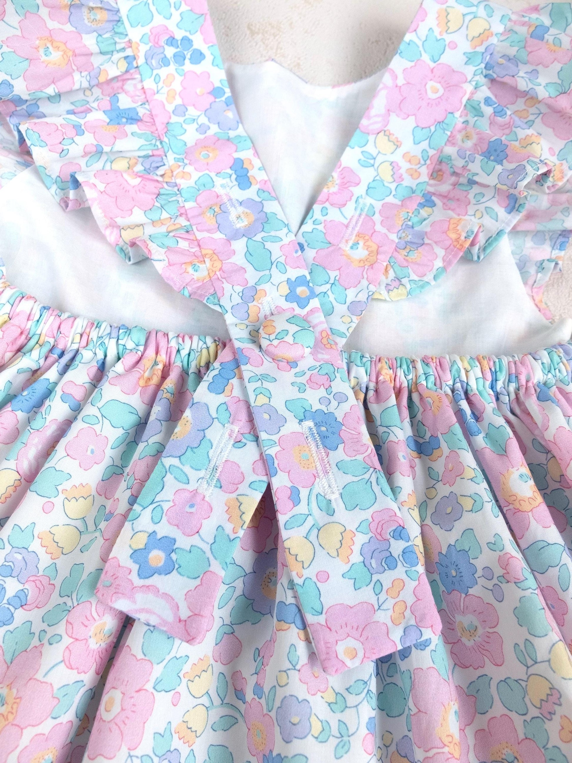 Liberty London Baby Bib Set: Floral Cotton, Organic Cotton