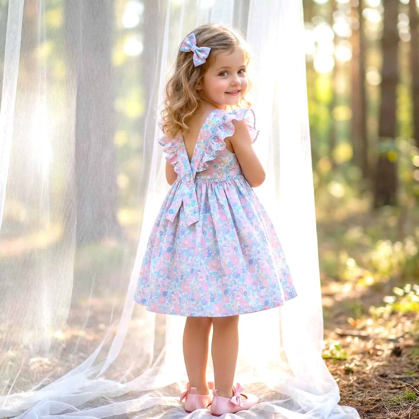 Liberty London Baby Bib Set: Floral Cotton, Organic Cotton