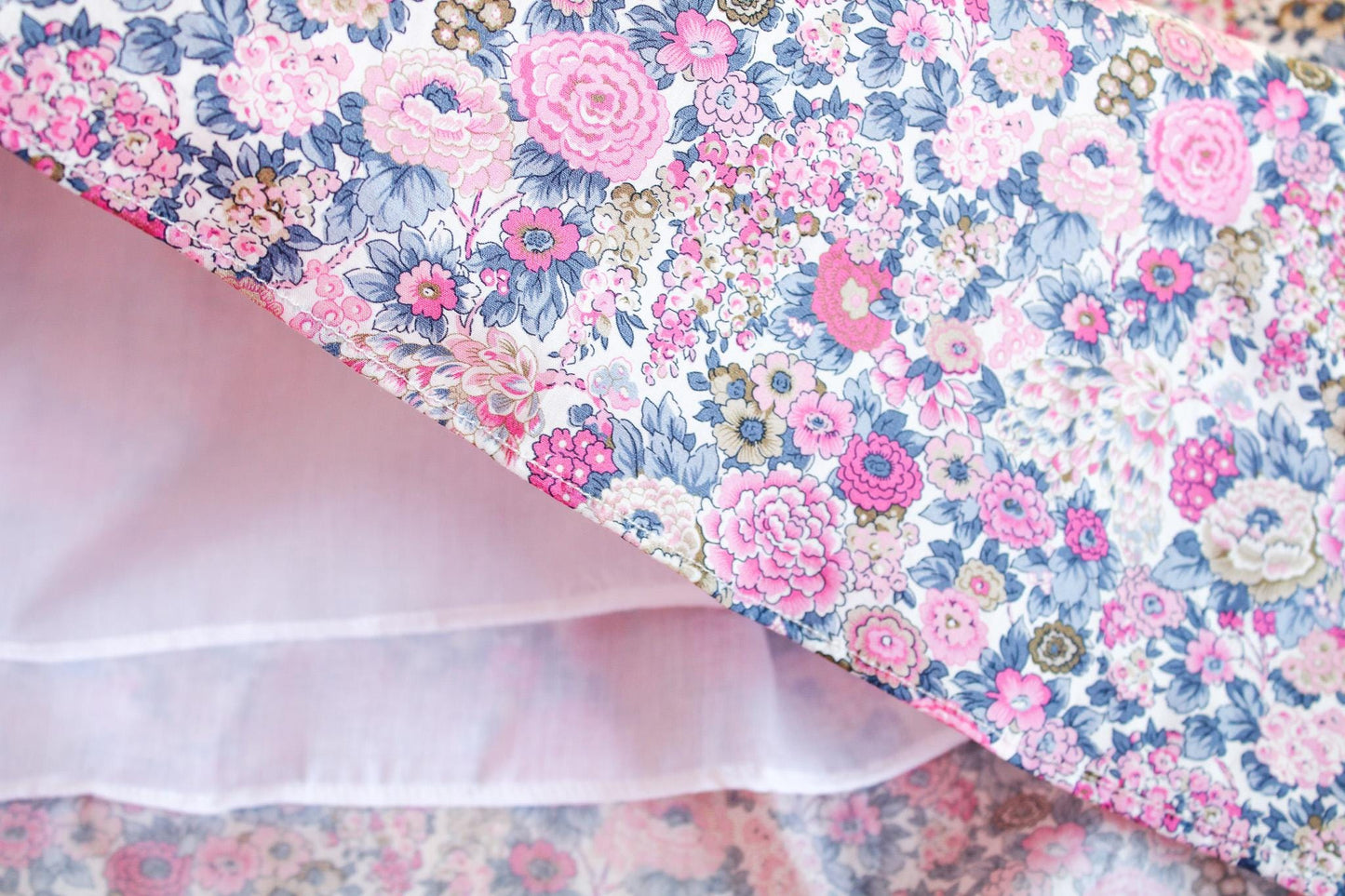 Liberty London Floral Dress: English Cotton Flower Girl Dress