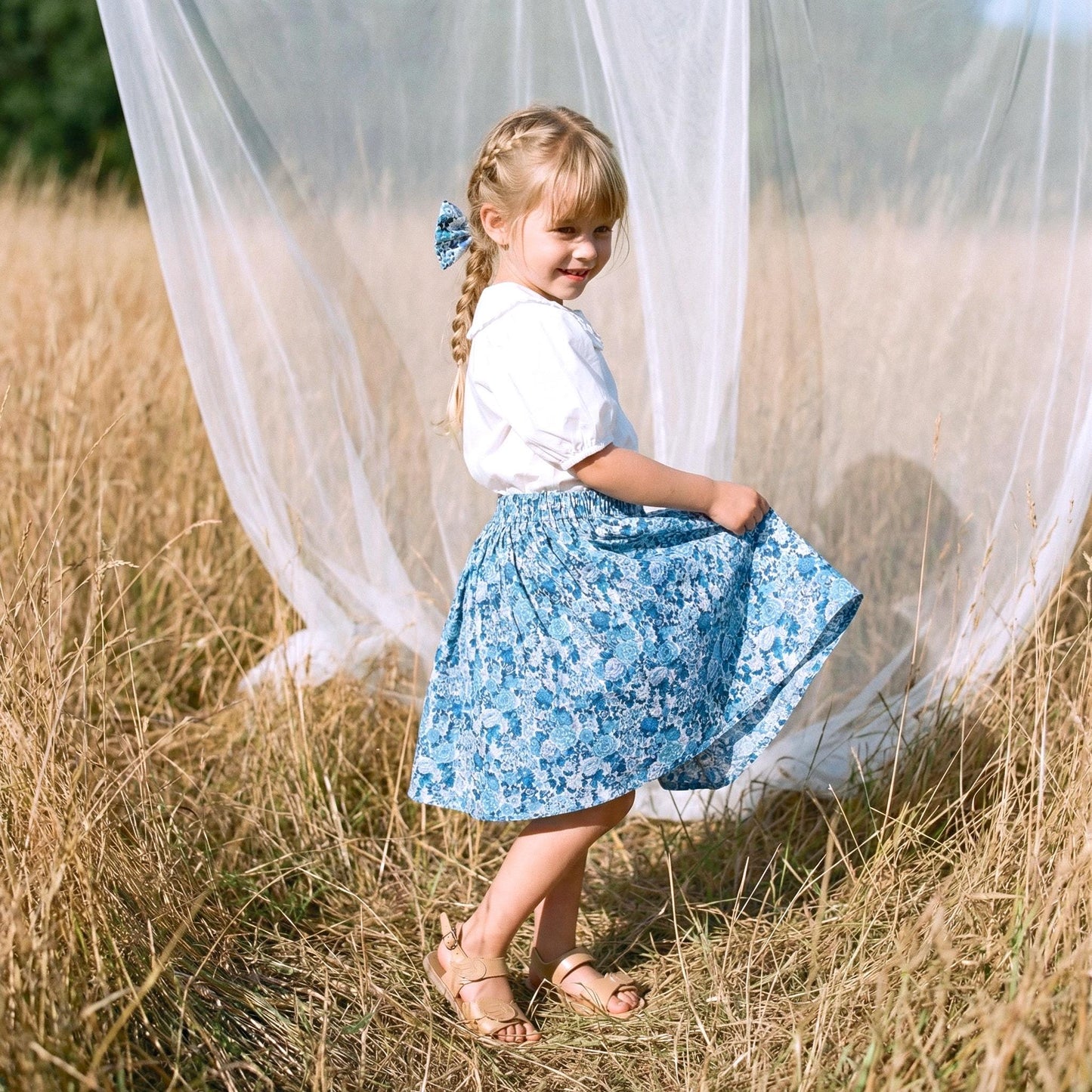 CHRISTMAS Liberty Overalls Long Sleeves Peter Pan Collar