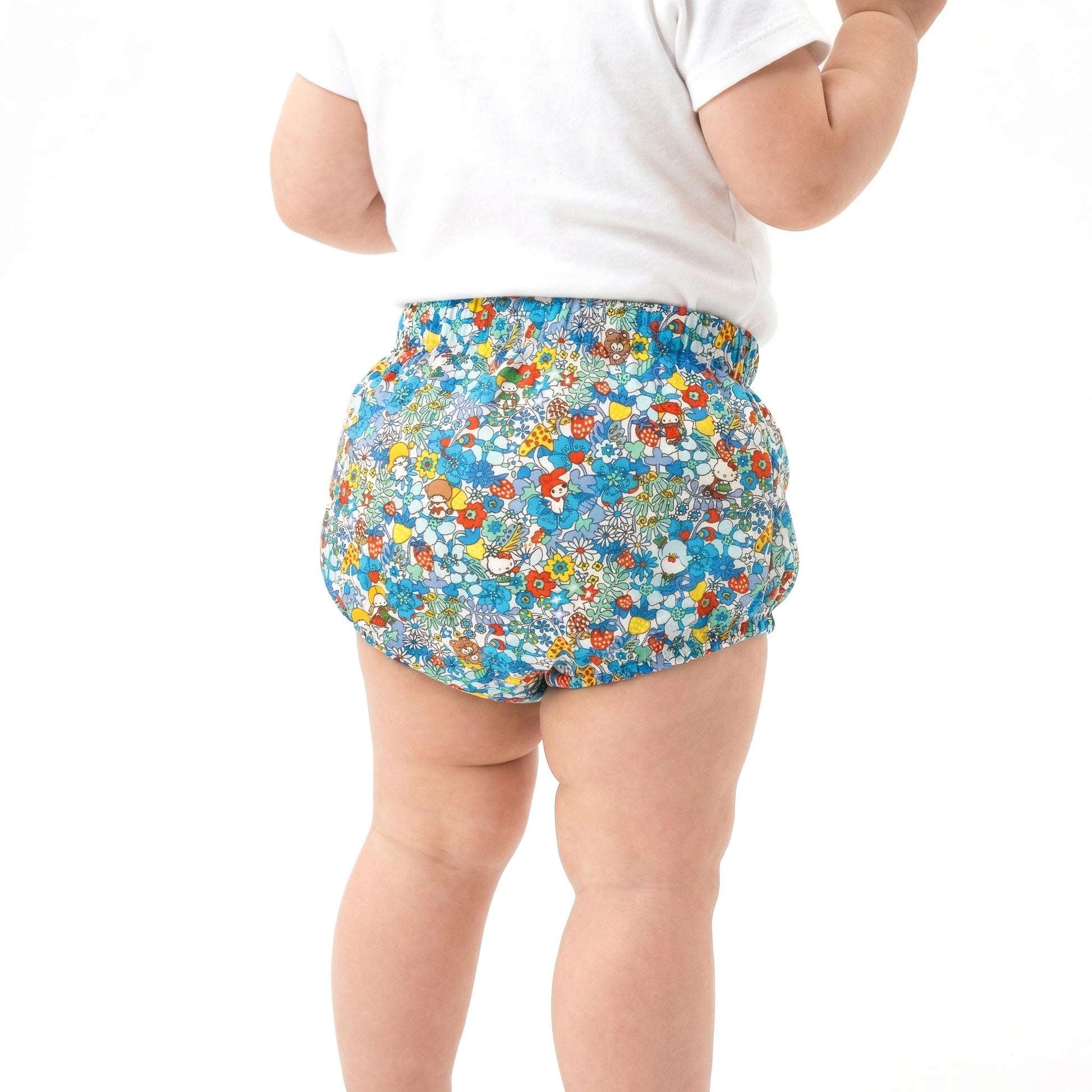 Liberty London Nappy Cover Bloomer, Handmade Children Clothing, Sustainable Ethical-wear, Personalised Bermudas, Customised Shorts