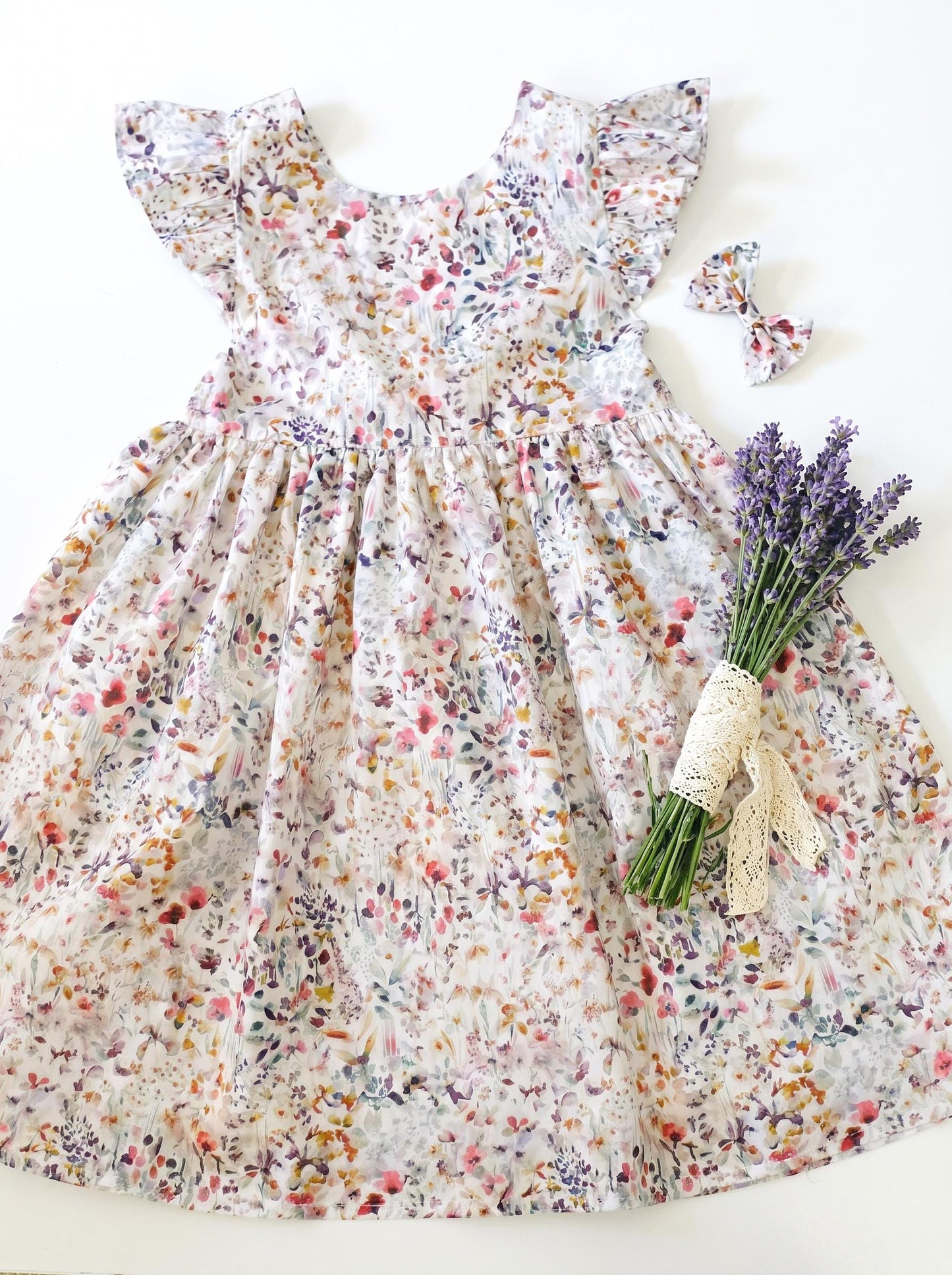 Liberty London Pinafore Sundress, Handmade Cotton Children-wear, Personalised Customised Botanical Dress, Sustainable Eco-friendly Clothing
